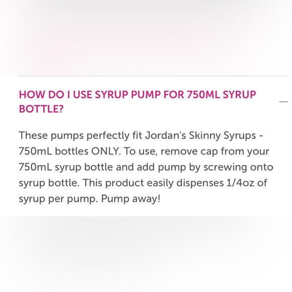 Jordan’s Skinny Mixes Other 3 Jordans Skinny Syrup 75 Ml Syrup
